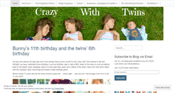 Desktop Screenshot of crazywithtwins.com
